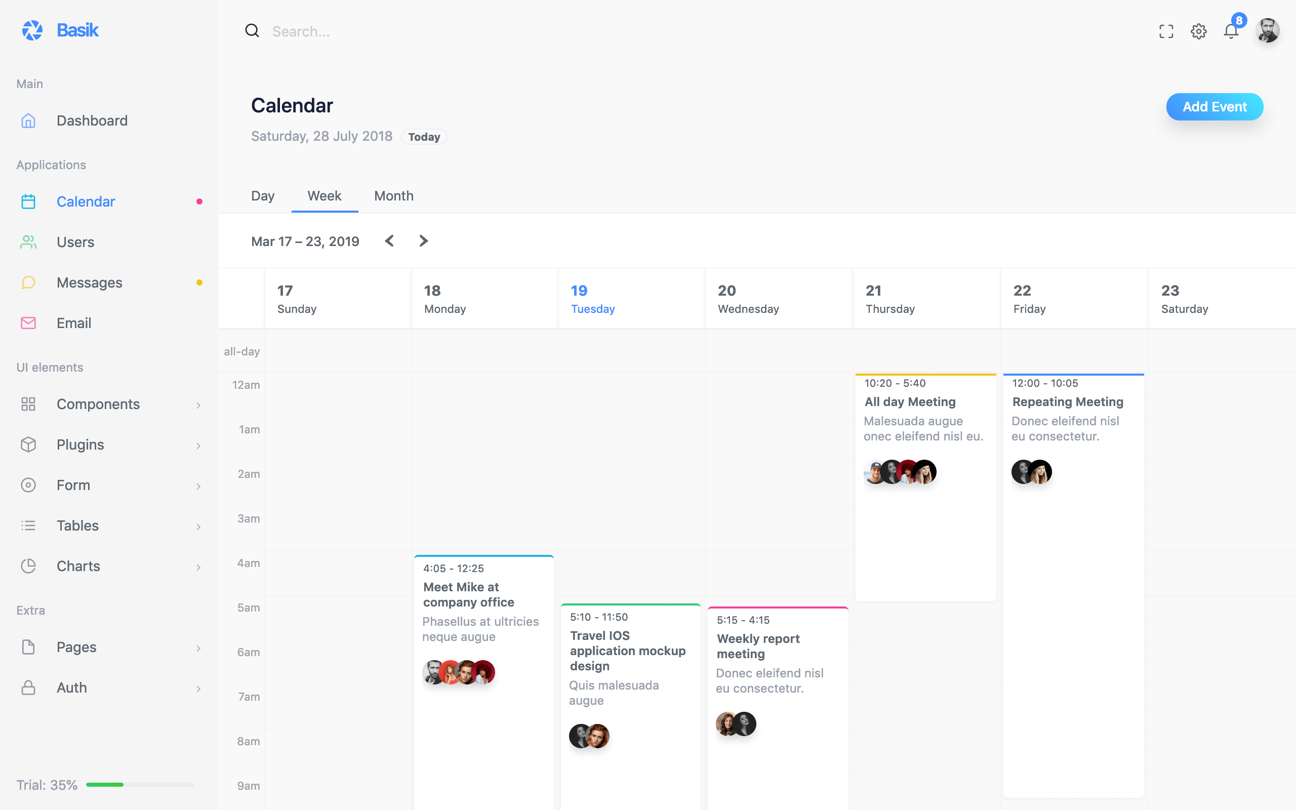 Calendar